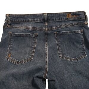 Kut from the Kloth Skinny Jeans Womens 12 Blue Dark Wash Stretch KP799MG1R